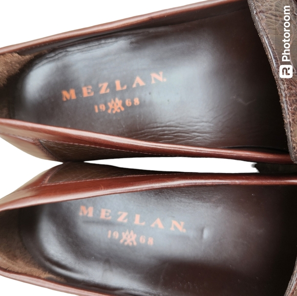 Mezlan men's size 8.5 US brown - Picture 5 of 8